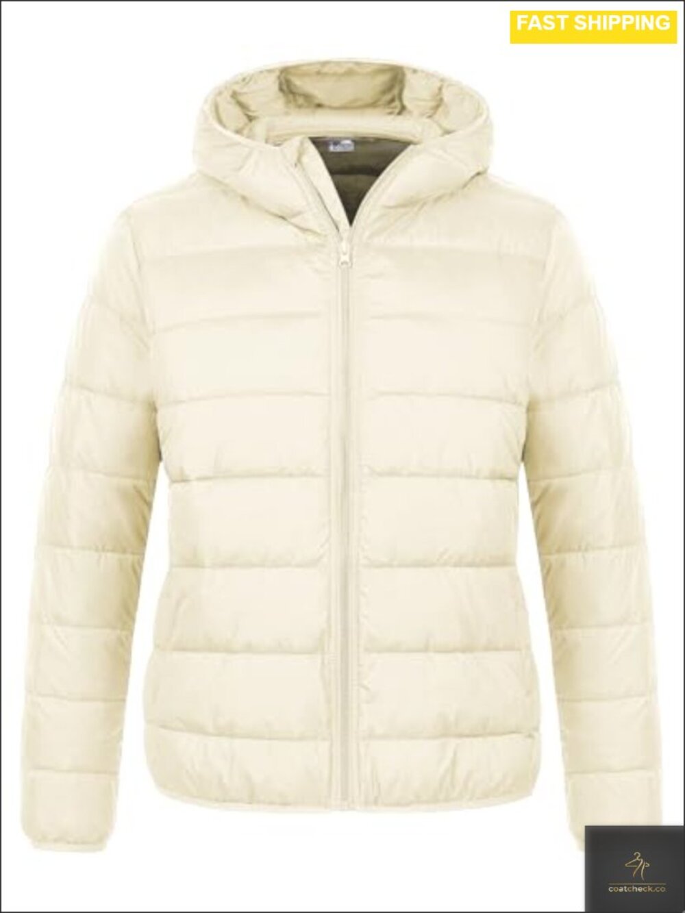 Plus Size Lightweight Packable Puffer Jacket Hooded Quilted Winter Coat